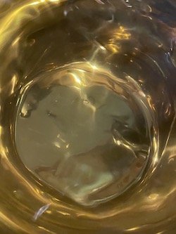 Photo of melted candle wax